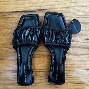 Black Women's Sandals size 9 new with tags